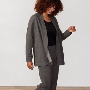 Coyuchi Women's Dillon Organic French Terry Cardigan